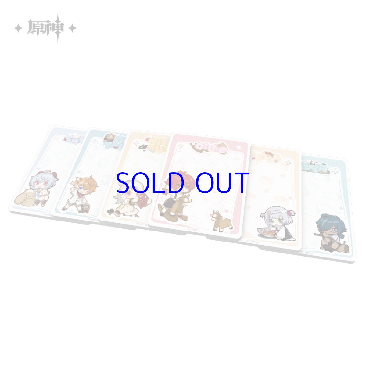 画像3: 原神　童夢奇珍　付箋セット (3)