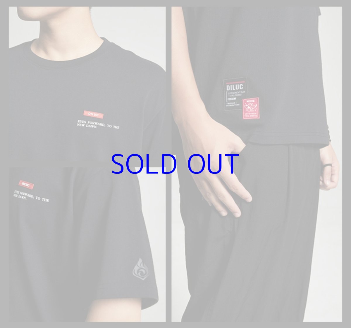 画像7: 原神　ディルックイメージ　Tシャツ　公式正規品　Genshin (7)