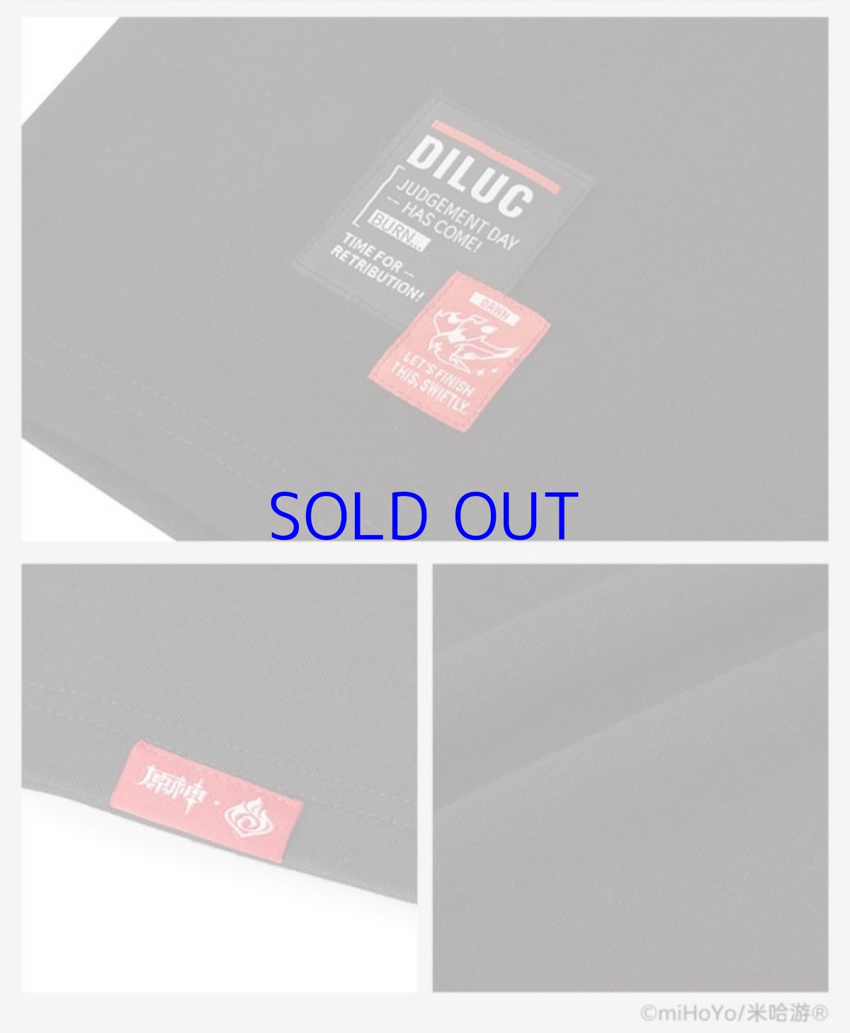 画像8: 原神　ディルックイメージ　Tシャツ　公式正規品　Genshin (8)