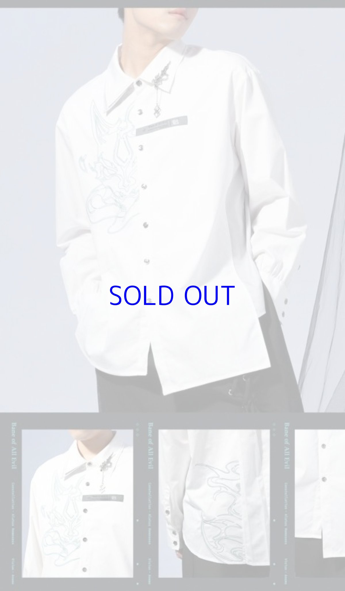 画像9: 【原神 229pt】原神　?イメージファッション　シャツ　特典付き (9)