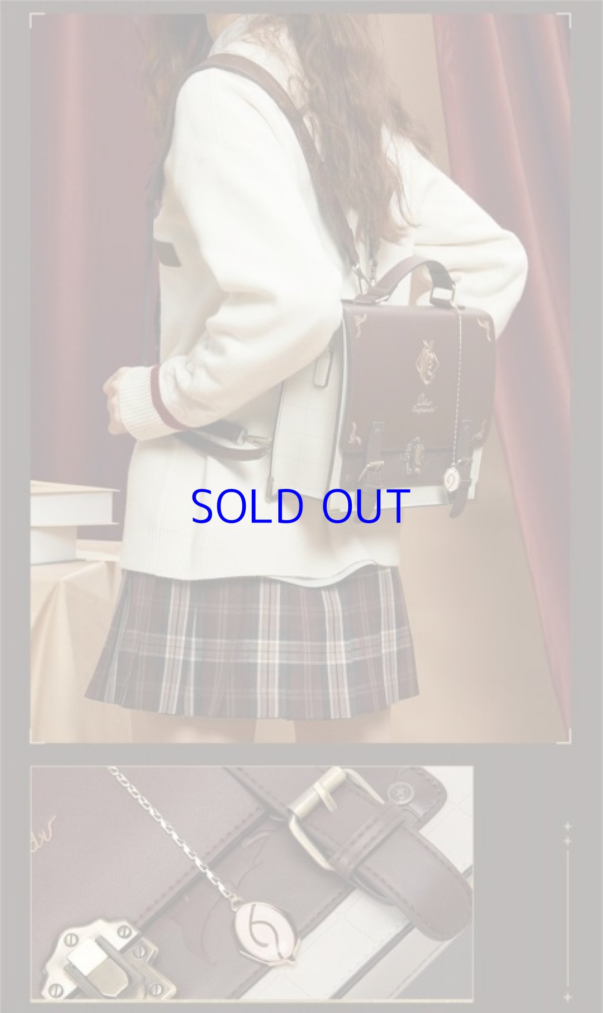 画像12: 原神　ディルック　イメージファッション　サッチェルバッグ　特典付き　Genshin (12)