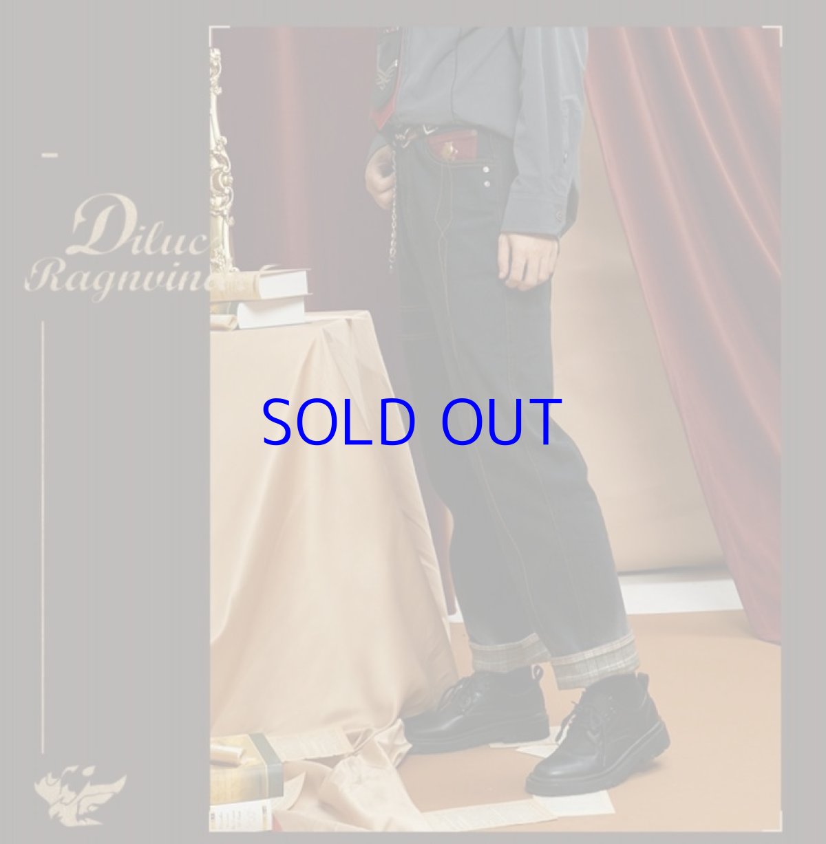 画像11: 原神　ディルック　イメージファッション　ジーンズ　特典付き　Genshin (11)