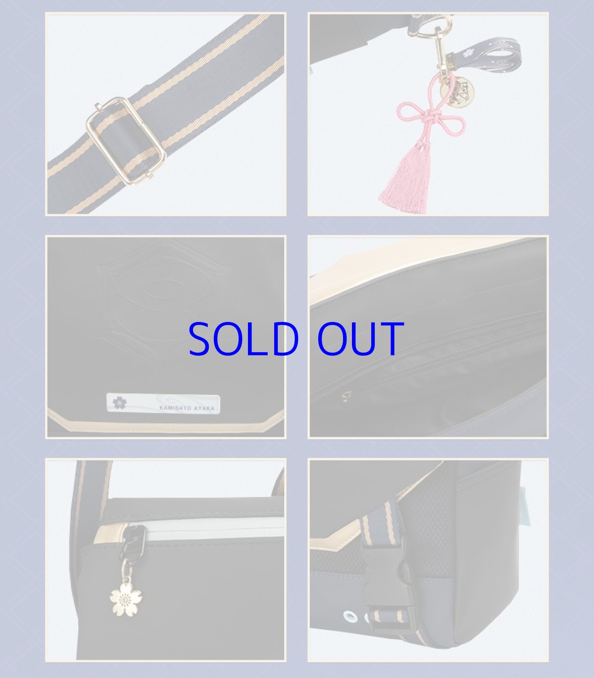 画像14: 原神　神里綾華イメージファッション　ショルダーバッグ (14)