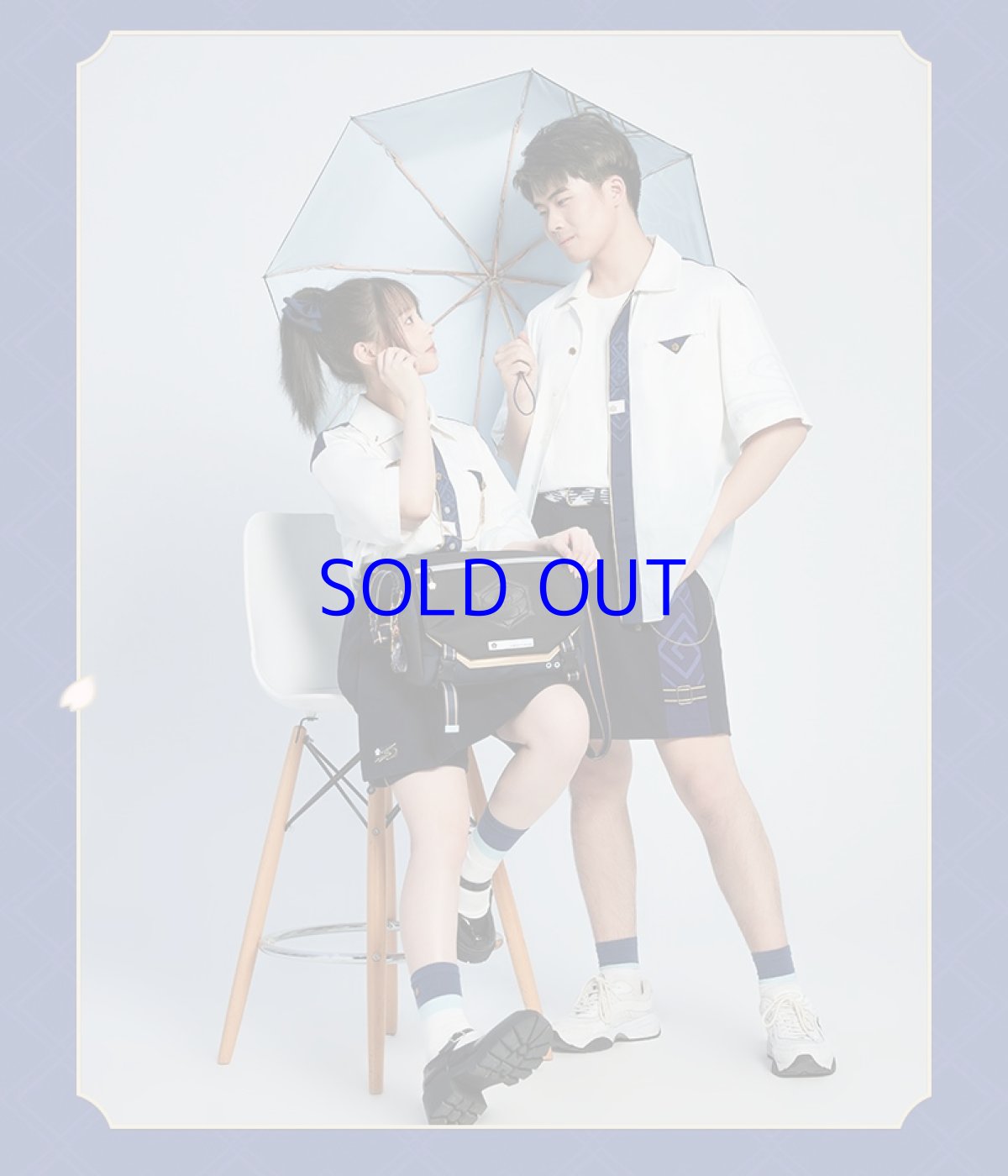 画像8: 原神　神里綾華イメージファッション　シャツ (8)