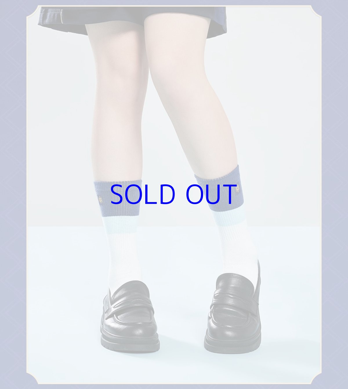 画像5: 【原神 58pt】原神　神里綾華イメージファッション　靴下3足セット (5)