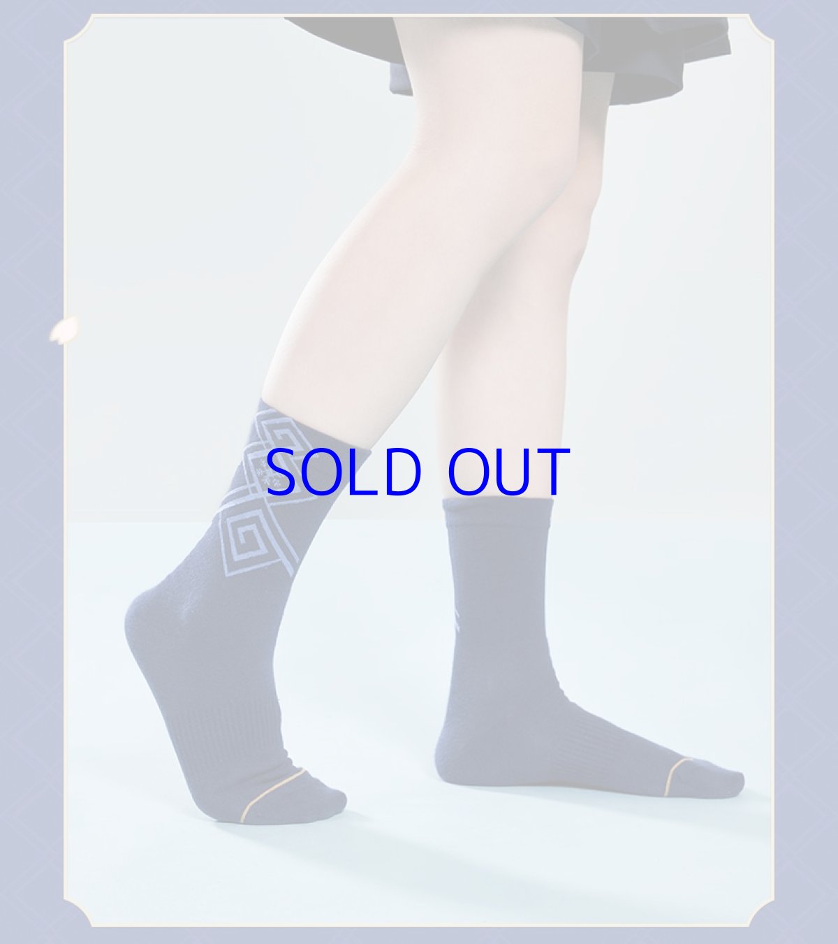 画像10: 【原神 58pt】原神　神里綾華イメージファッション　靴下3足セット (10)