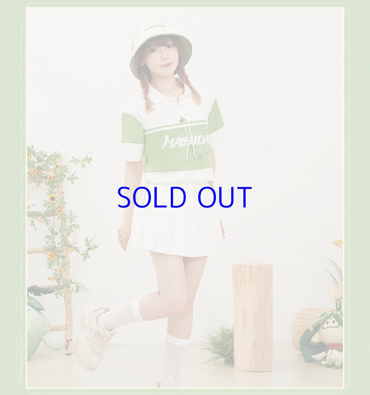 画像6: 原神 ナヒーダ イメージファッション ポロシャツ (6)