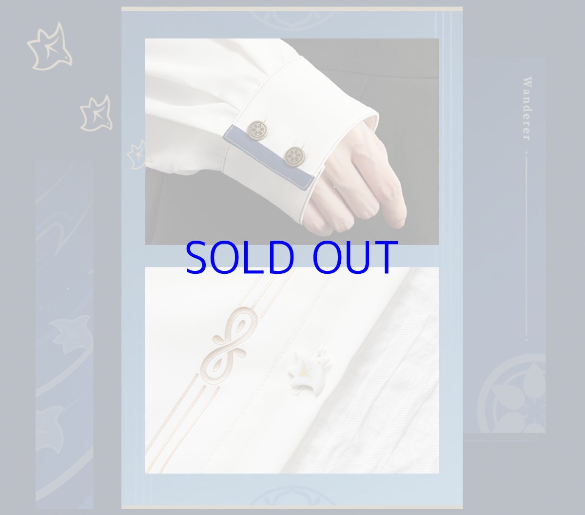 画像10: 原神　放浪者イメージ　シャツ&ノースリーブセット　特典付き (10)