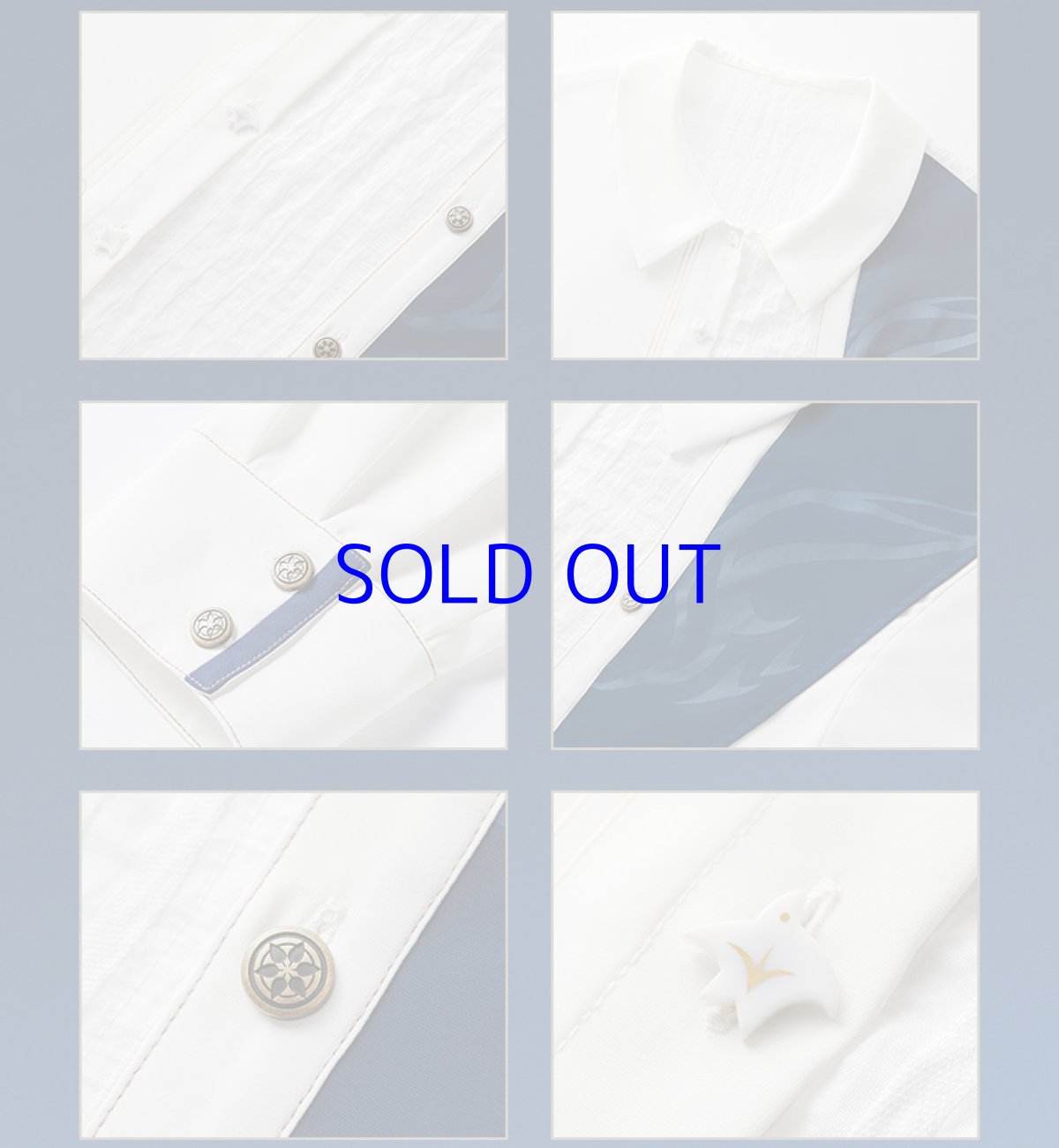 画像12: 原神　放浪者イメージ　シャツ&ノースリーブセット　特典付き (12)