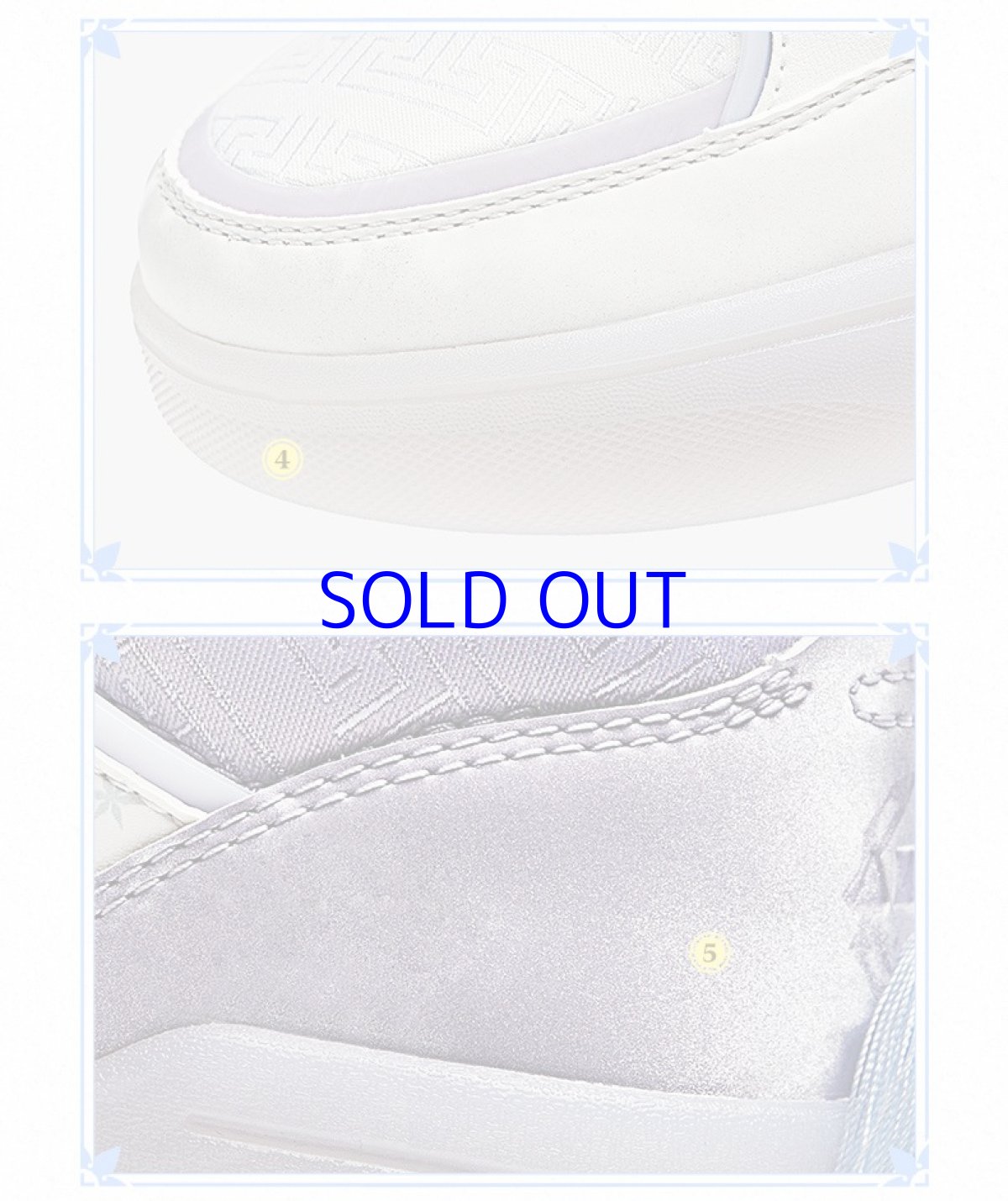 画像11: 原神　ANTAコラボ　AOJIEスニーカー　七七モチーフ【靴箱ダメージご注意】 (11)