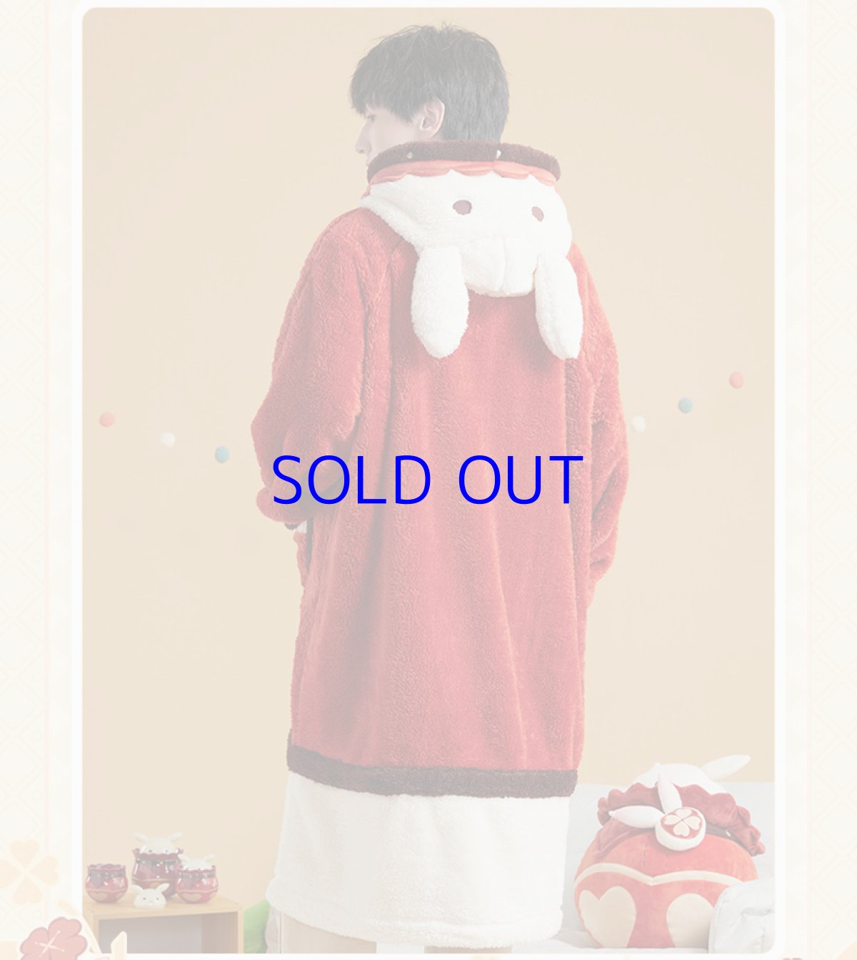 画像8: 【原神 239pt】原神　クレー　イメージ　ルームウェア　アイマスク付き (8)