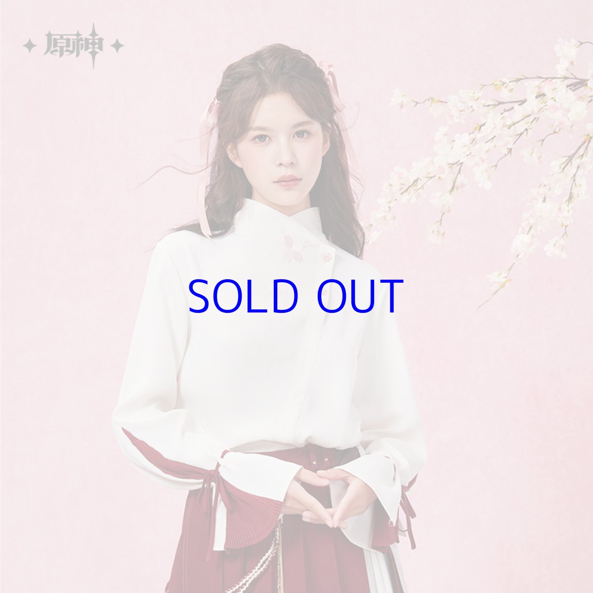 画像1: 【原神 269pt】原神　八重神子イメージ　シャツ　特典アクスタ付き (1)