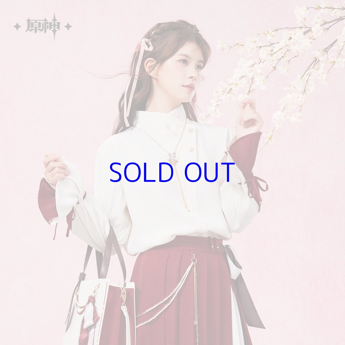 画像4: 【原神 269pt】原神　八重神子イメージ　シャツ　特典アクスタ付き (4)