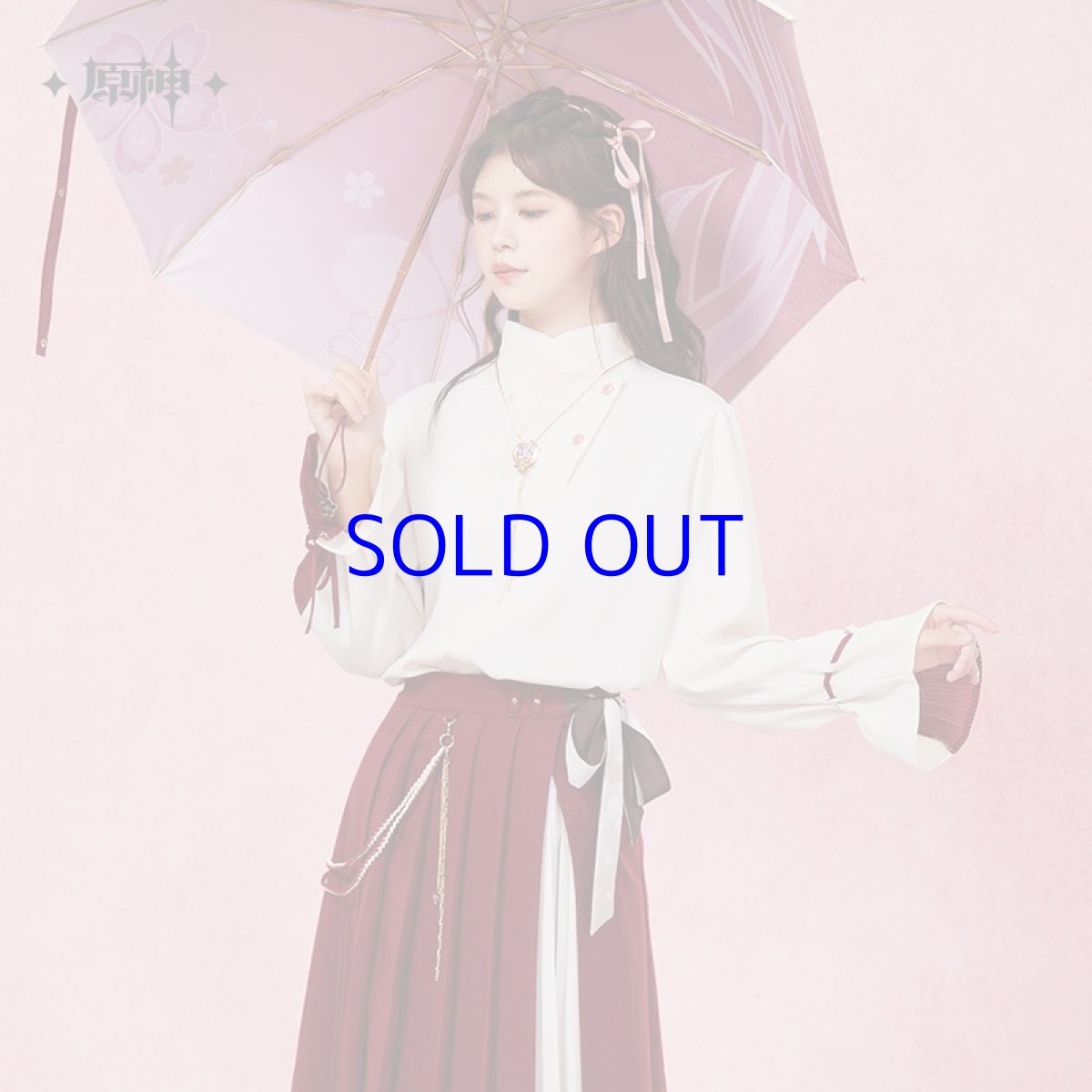 画像6: 【原神 269pt】原神　八重神子イメージ　シャツ　特典アクスタ付き (6)