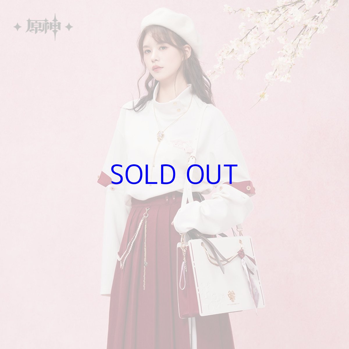 画像5: 【原神 269pt】原神　八重神子イメージ　スウェットシャツ　特典アクスタ付き (5)