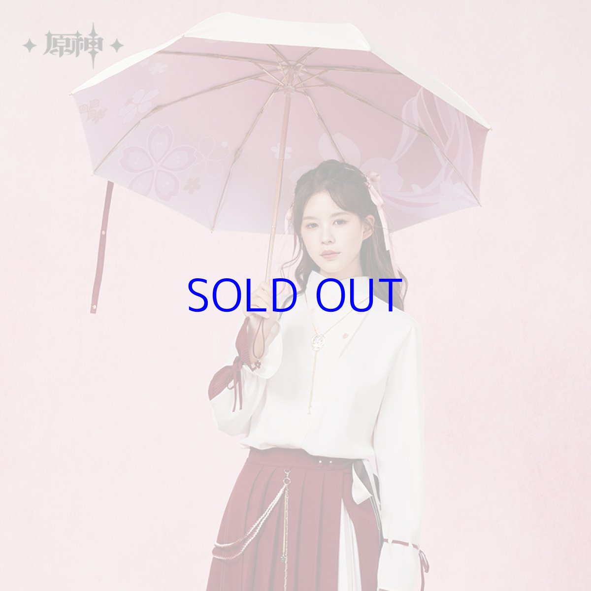 画像5: 原神　八重神子イメージ　折りたたみ傘　特典アクスタ付き (5)