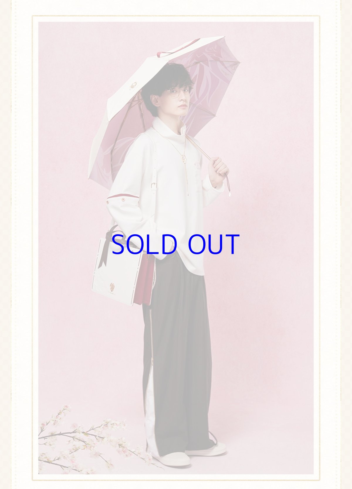 画像8: 原神　八重神子イメージ　折りたたみ傘　特典アクスタ付き (8)