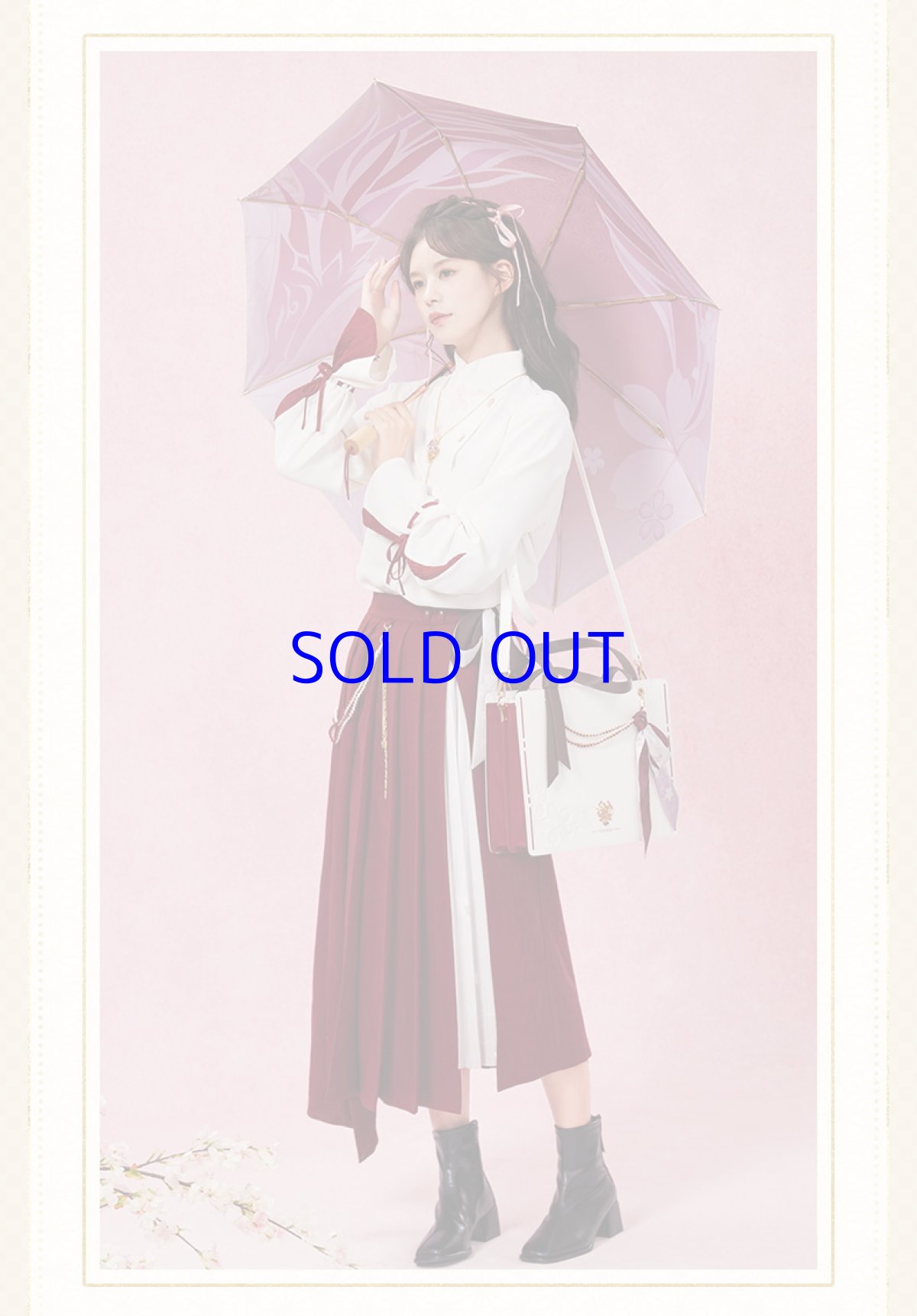 画像12: 原神　八重神子イメージ　折りたたみ傘　特典アクスタ付き (12)