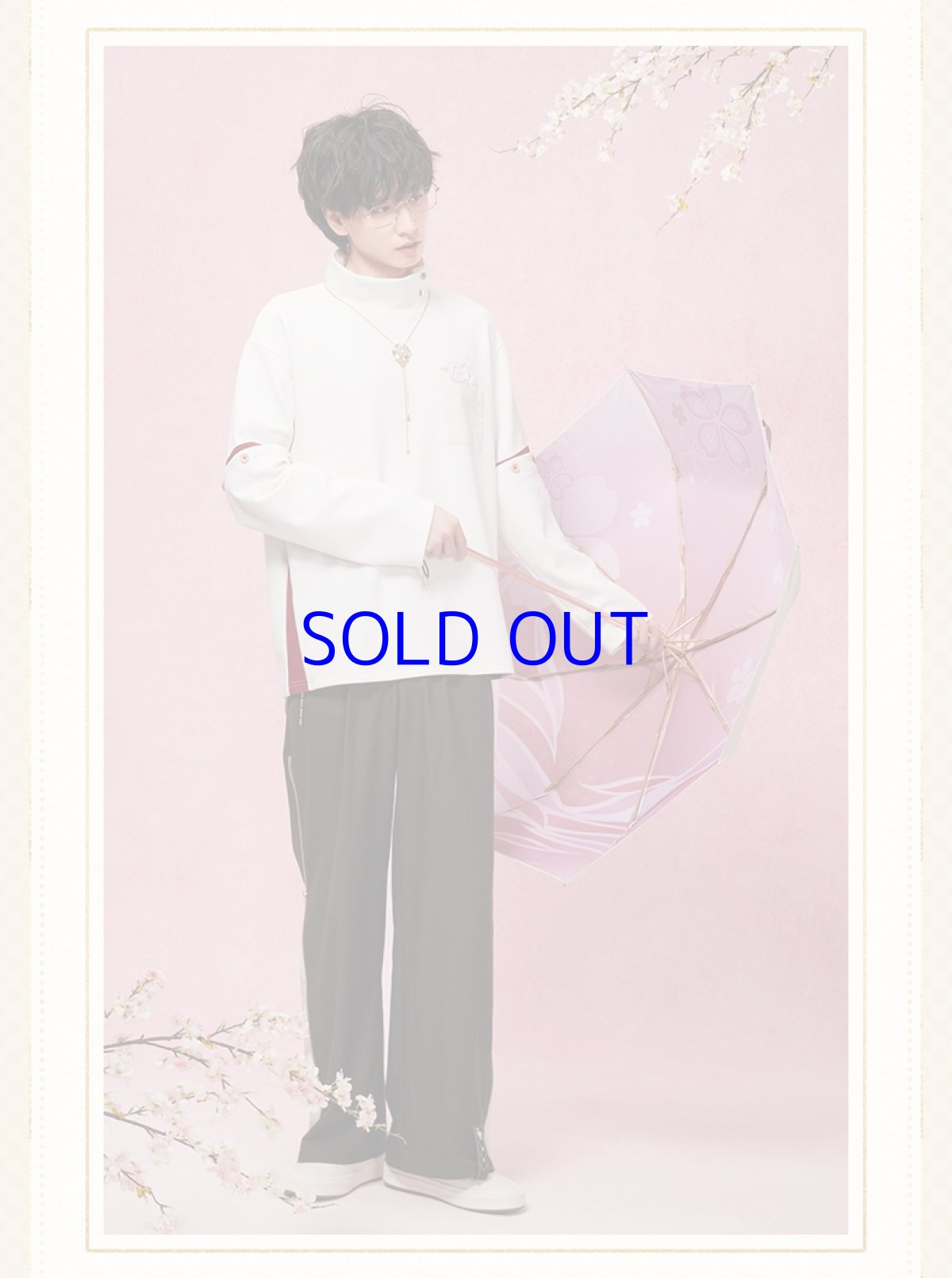 画像13: 原神　八重神子イメージ　折りたたみ傘　特典アクスタ付き (13)