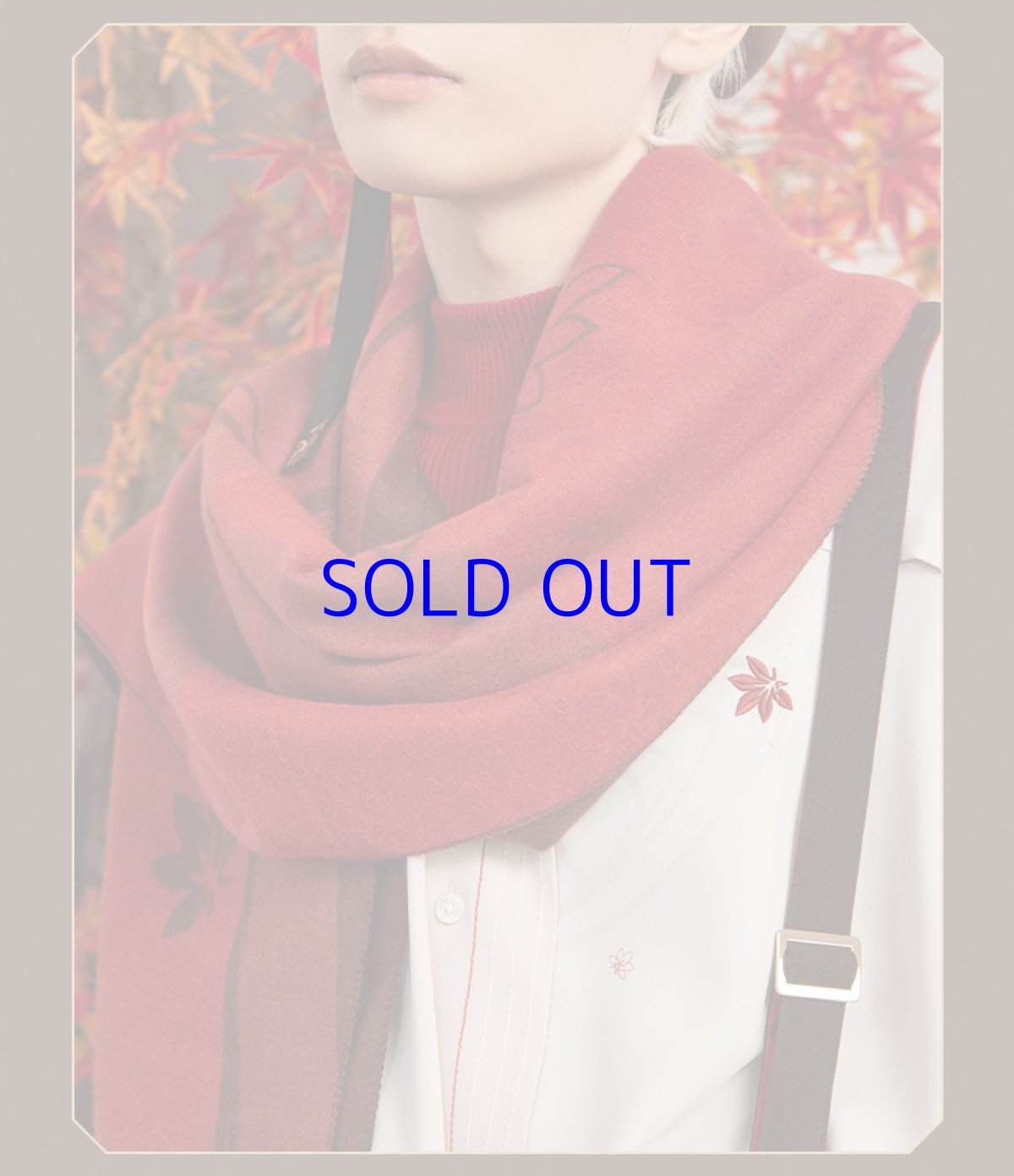 画像9: 【原神 159pt】原神　楓原万葉イメージ　マフラー　特典アクスタ付き (9)