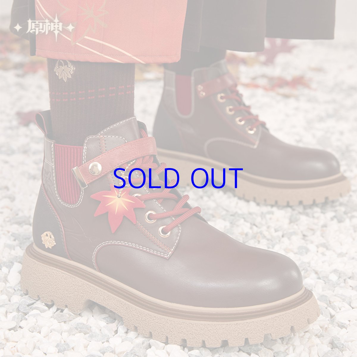 画像4: 【原神 399pt】原神　楓原万葉イメージ　ショートブーツ　特典アクスタ付き (4)