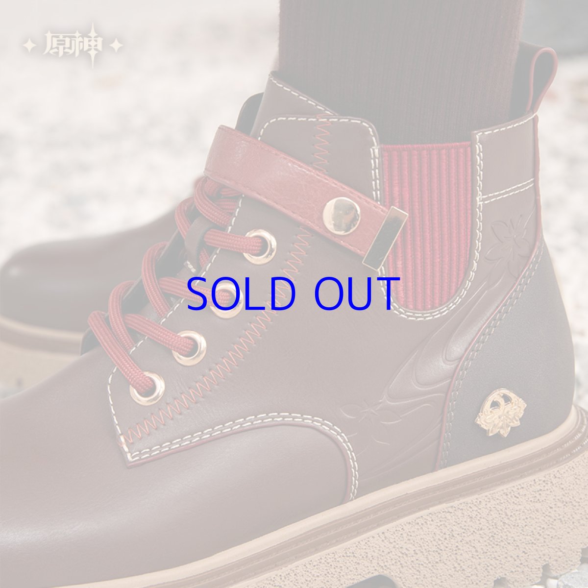 画像6: 【原神 399pt】原神　楓原万葉イメージ　ショートブーツ　特典アクスタ付き (6)