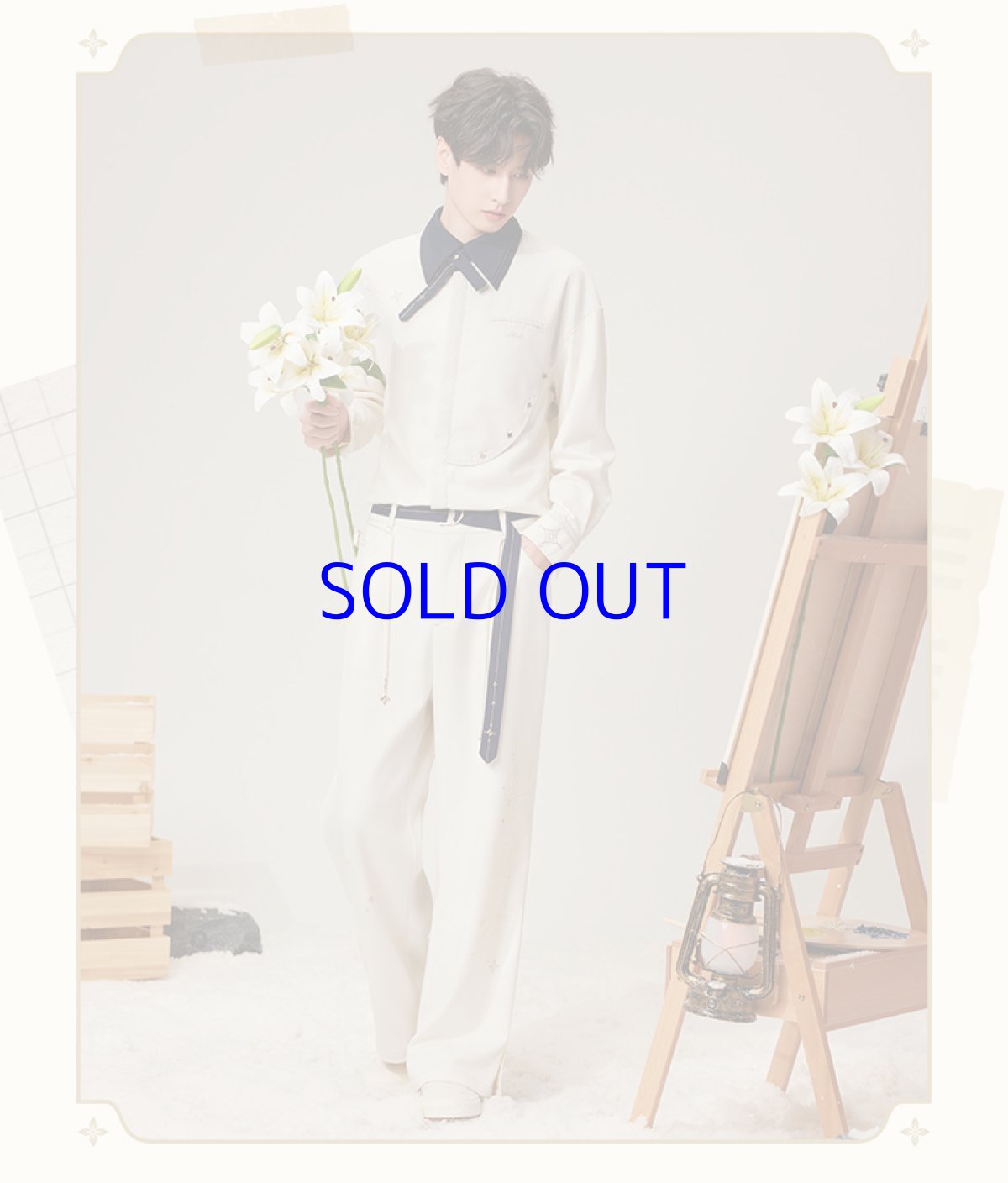 画像13: 原神 アルベドイメージ シャツ 特典アクスタ付き (13)