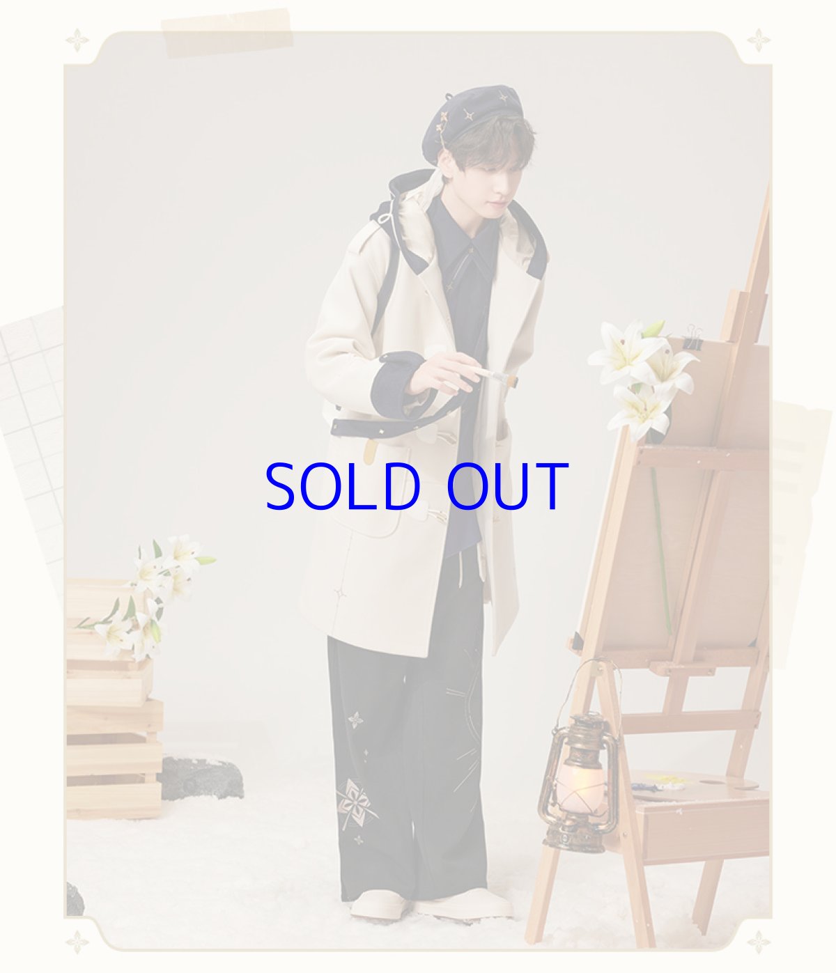 画像15: 原神 アルベドイメージ シャツ 特典アクスタ付き (15)