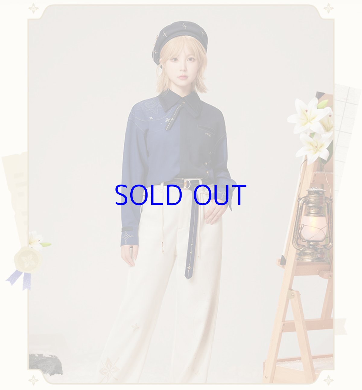 画像9: 原神 アルベドイメージ シャツ 特典アクスタ付き (9)