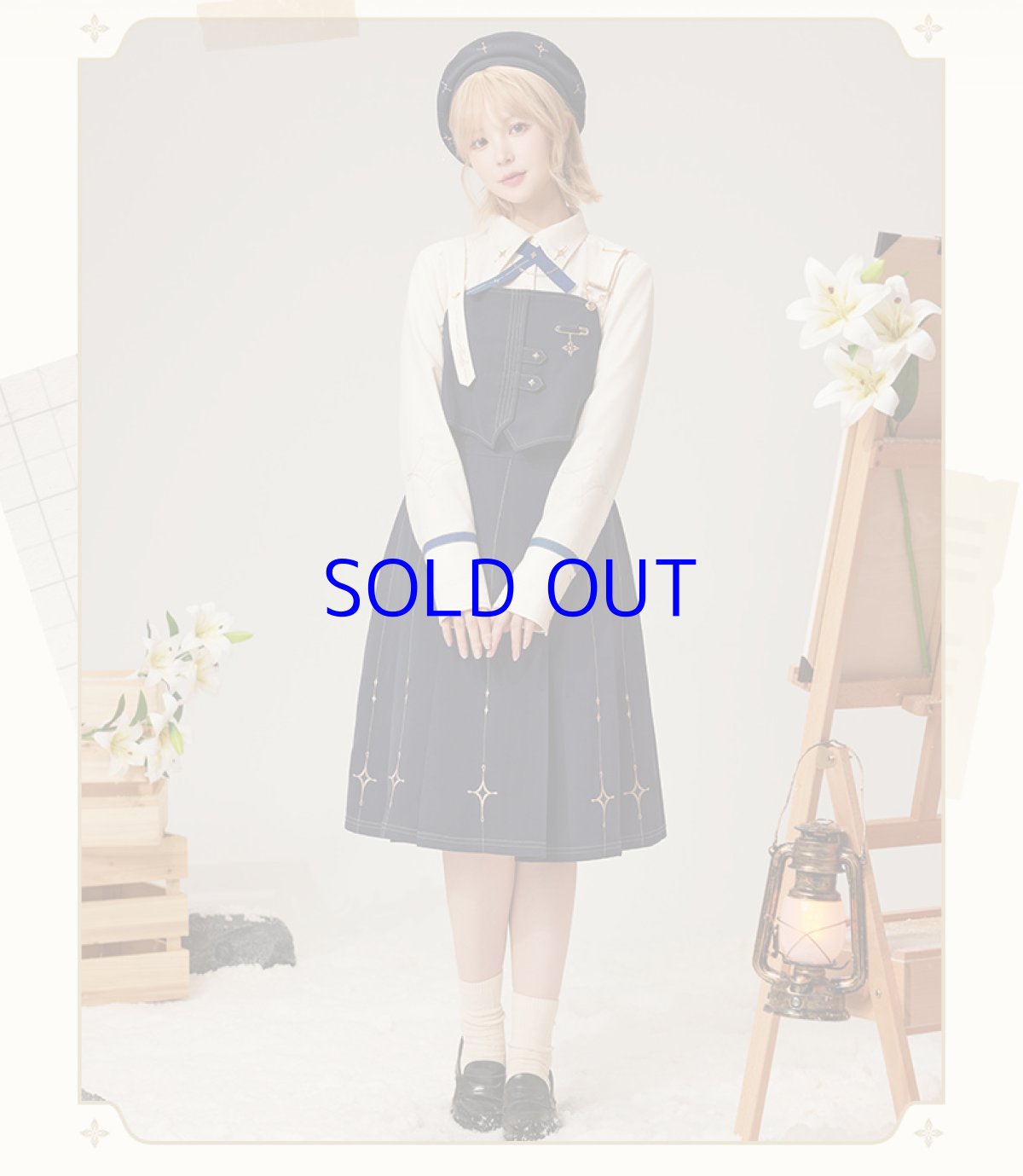 画像12: 原神 アルベドイメージ スリムフィットシャツ 特典アクスタ付き (12)