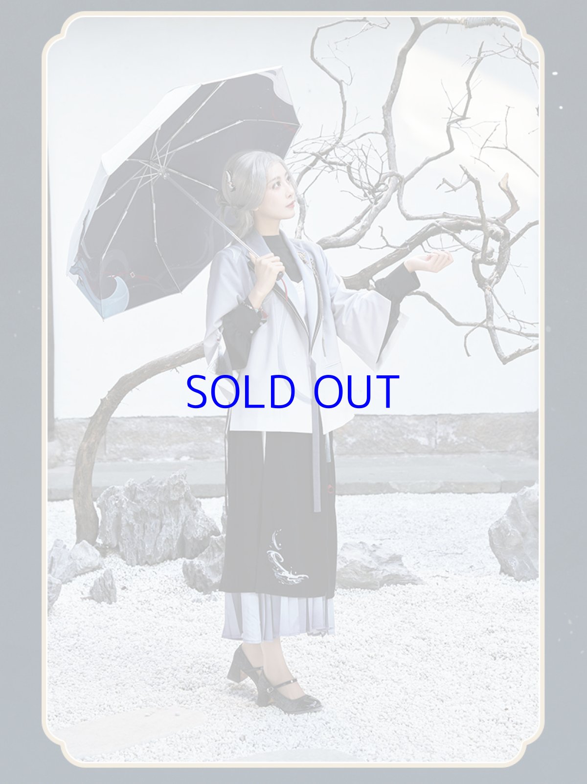 画像9: 原神 申鶴イメージ 折りたたみ傘 特典アクスタ付き (9)