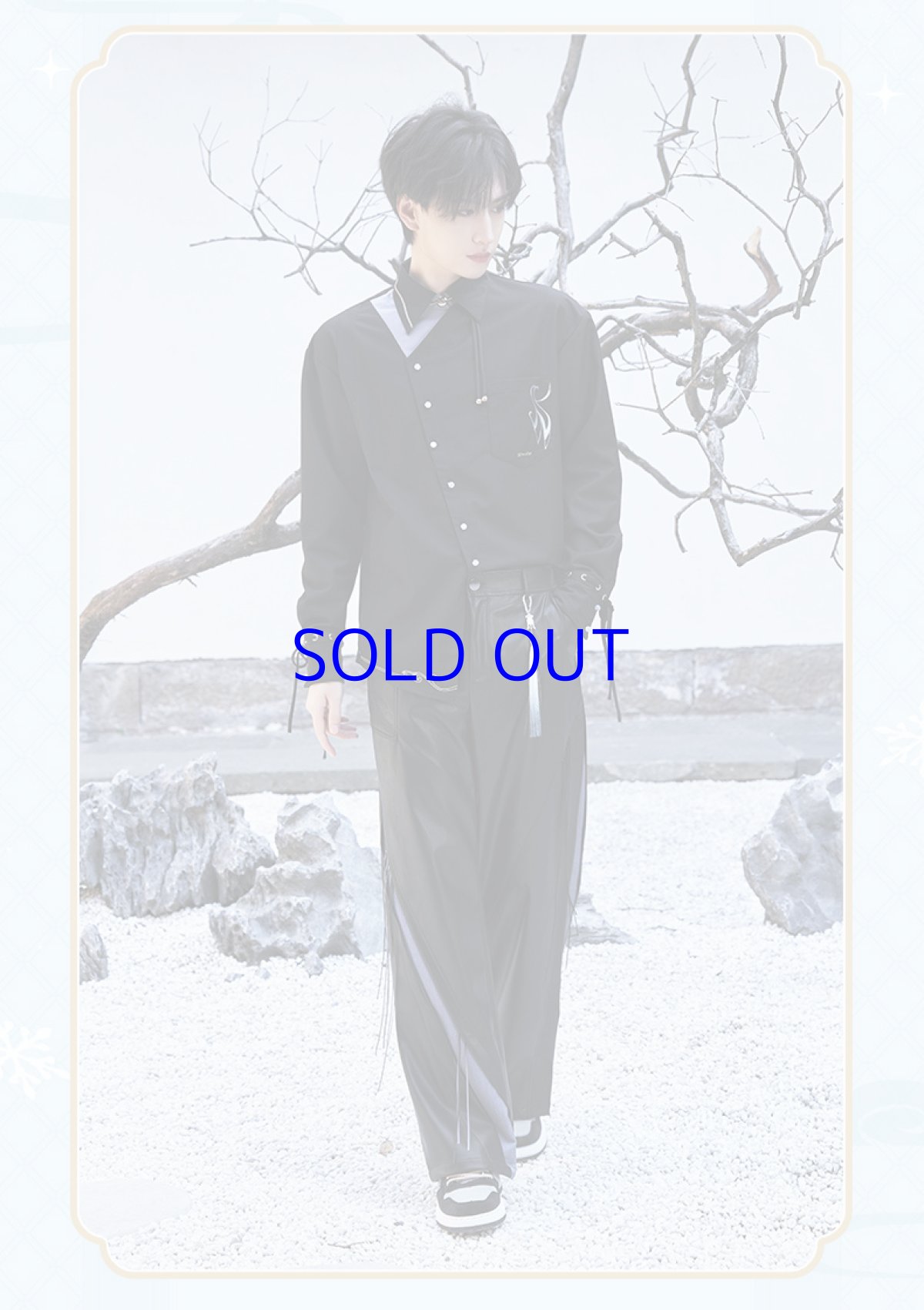 画像10: 原神 申鶴イメージ シャツ 特典アクスタ付き (10)