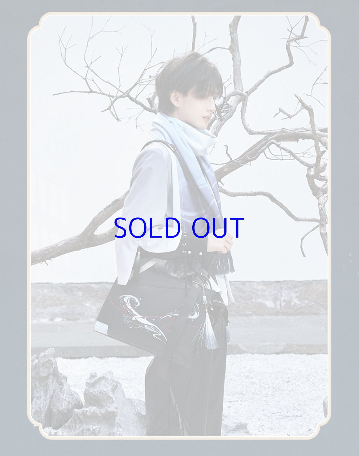 画像12: 原神　申鶴イメージ　マフラー　特典アクスタ付き (12)