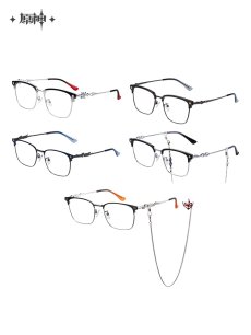 画像2: 原神　ファトゥス・霜痕と権焔　伊達メガネセット（5種類） (2)