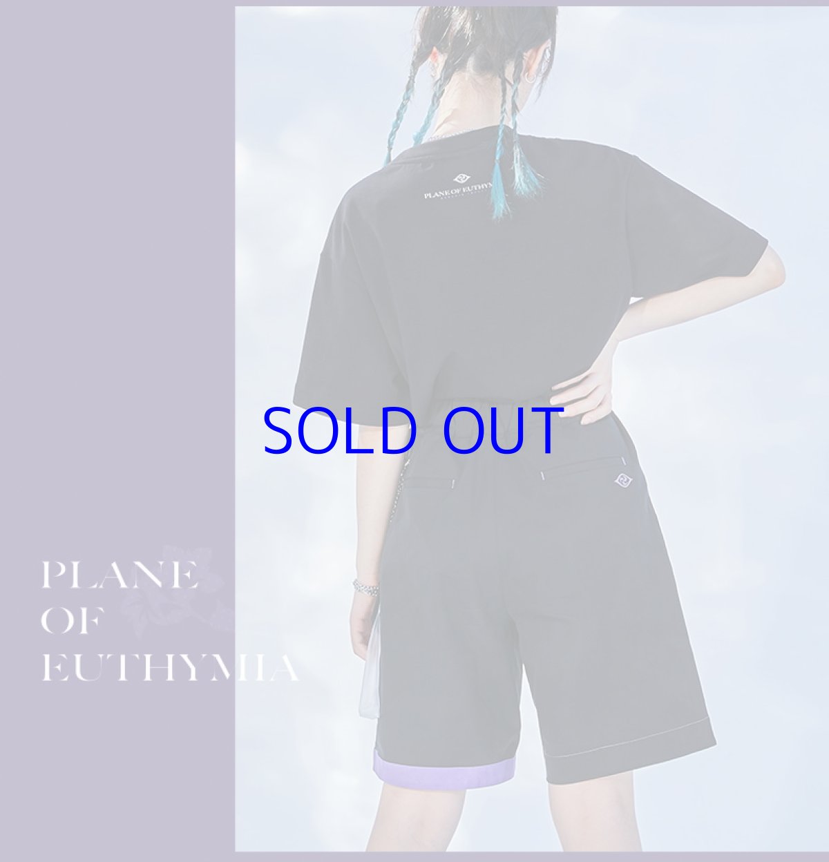 画像8: 原神　雷電将軍イメージファッション　ハーフパンツ　特典バッジ付き (8)