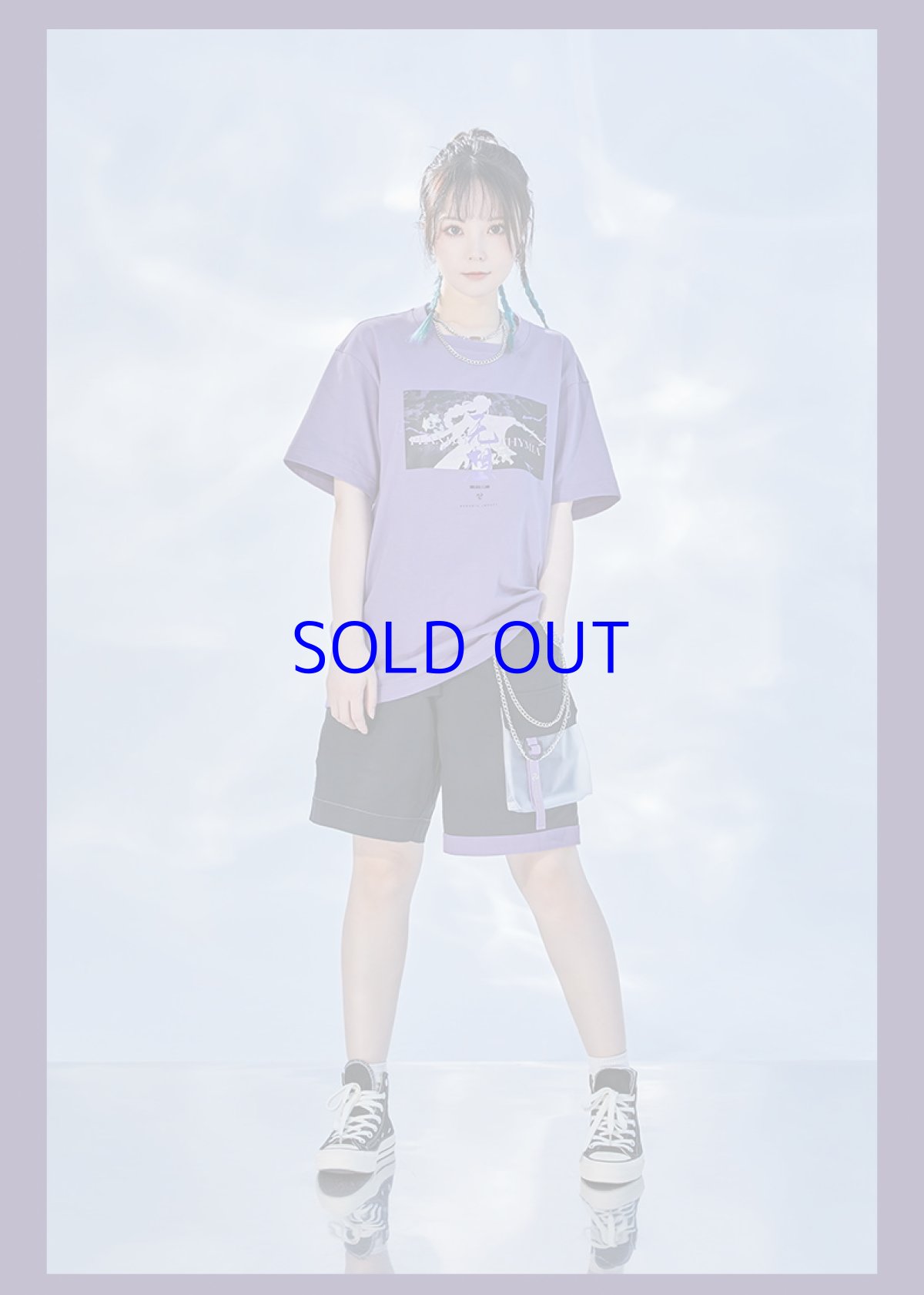 画像11: 原神　雷電将軍イメージファッション　Tシャツ (11)