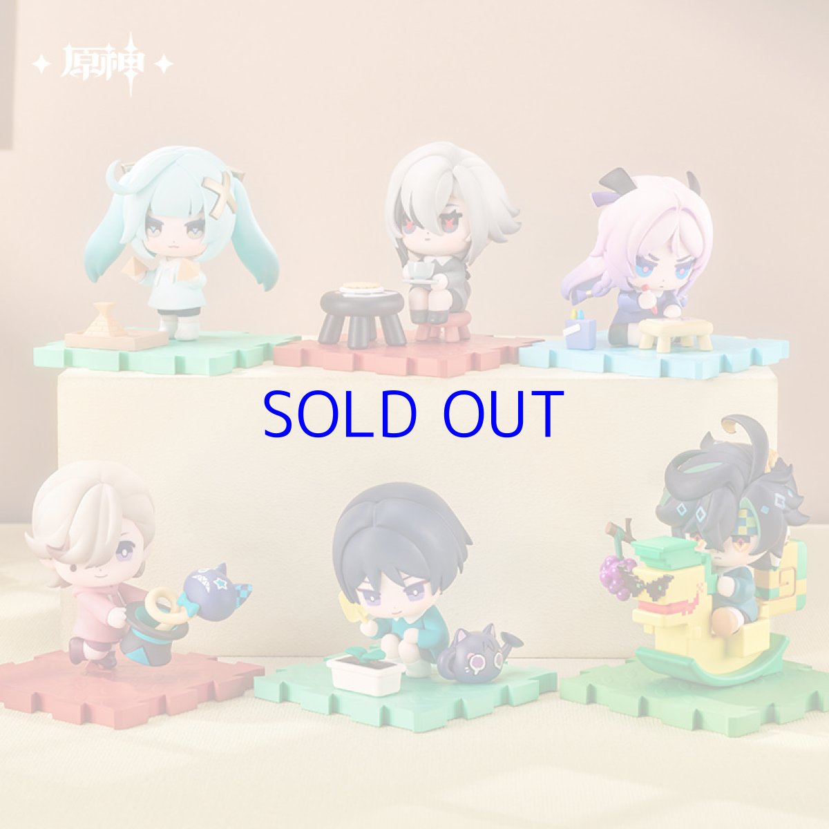 画像2: 【原神 414pt】原神　童夢奇珍　ミニフィギュア　6点セット【予約7月中旬】 (2)