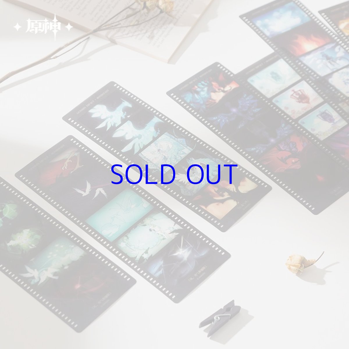 画像2: 【原神 58pt】原神 塵世掠影 フィルム風しおりセット 公式正規品 Genshin (2)