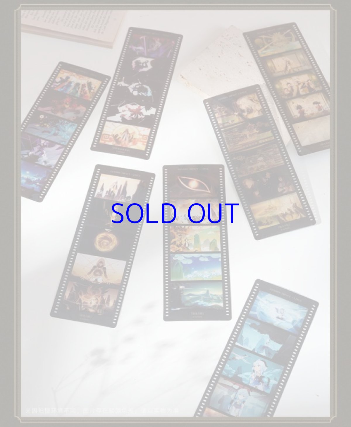 画像6: 【原神 58pt】原神 塵世掠影 フィルム風しおりセット 公式正規品 Genshin (6)