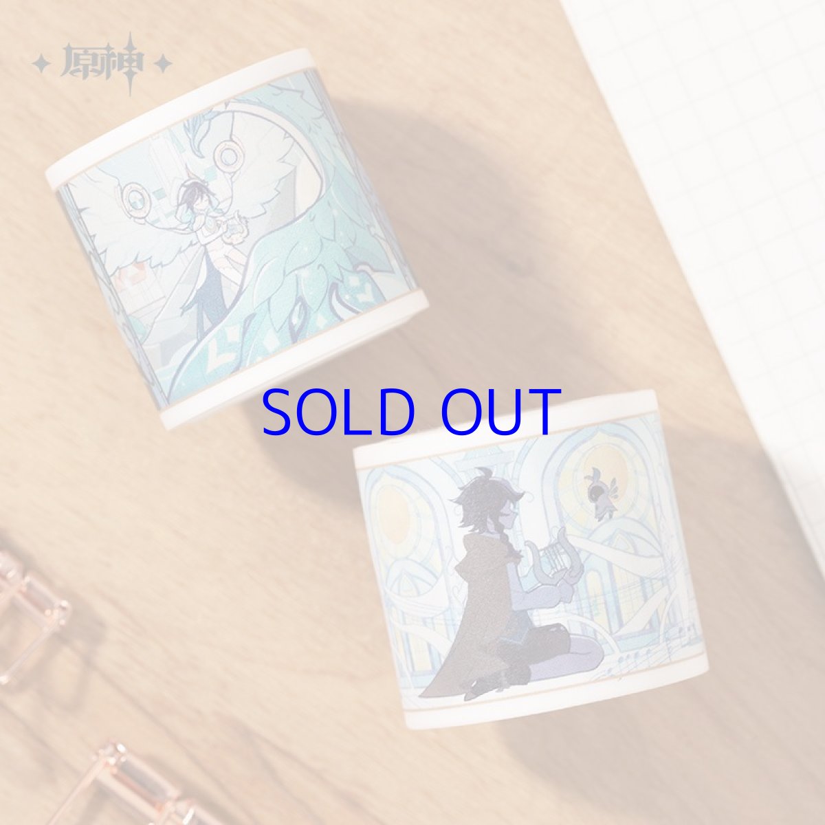 画像5: 【原神 28pt】原神　塵世掠影　マスキングテープ　公式正規品　Genshin (5)