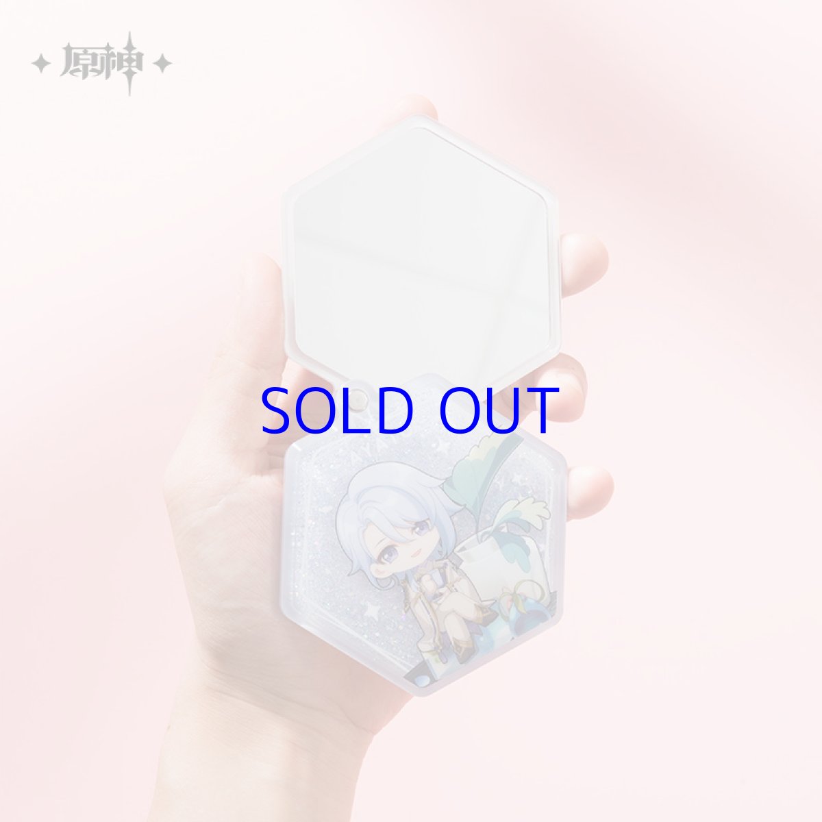 画像4: 【原神 59pt】原神　沁甜一夏　ちびキャラグリッターミラー　Genshin (4)