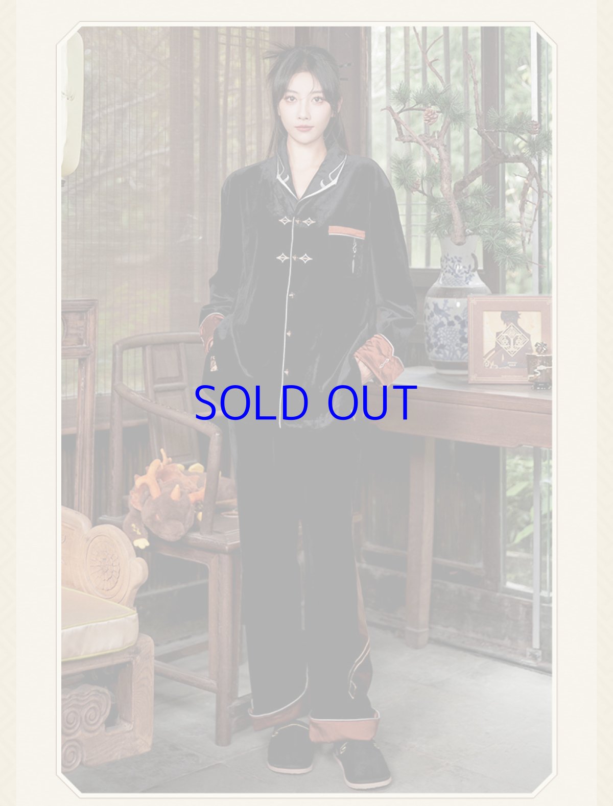 画像8: 【原神 129pt】原神　鍾離イメージ　ルームシューズ (8)