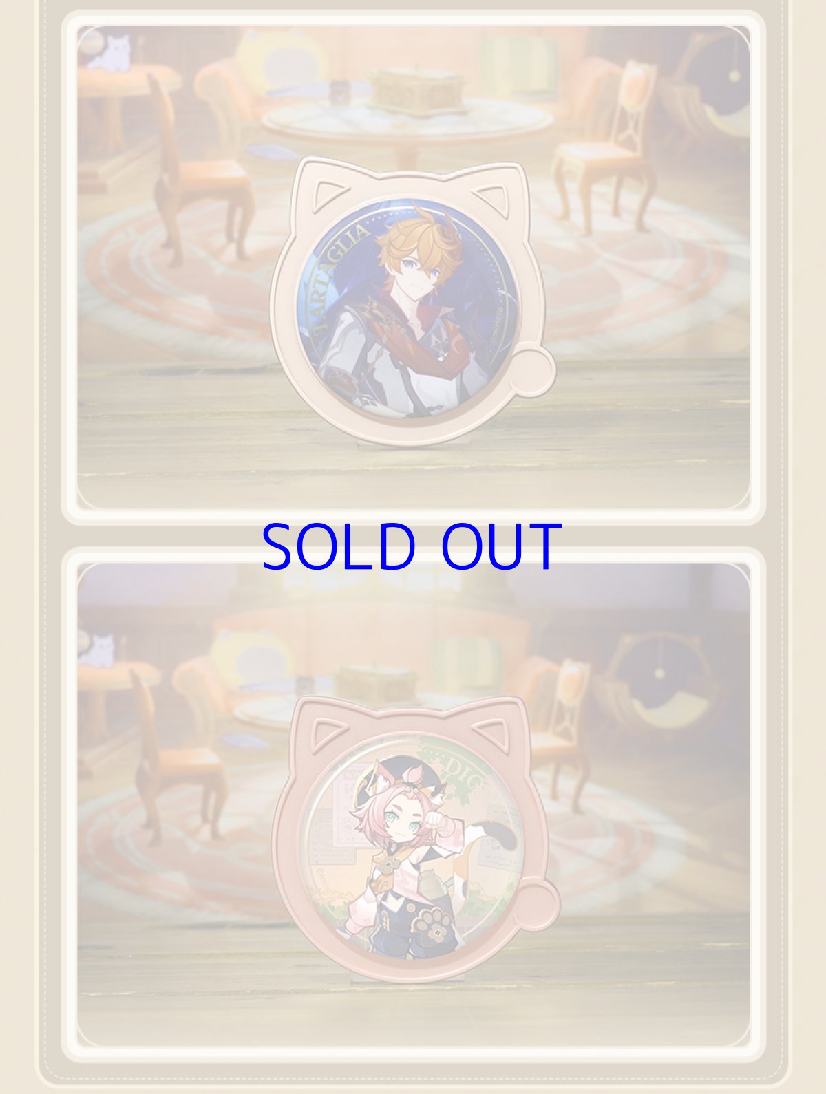 画像4: 【原神 58pt】原神　七聖召喚　缶バッジスタンド (4)