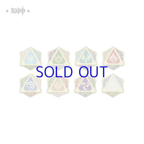 原神 ShiningSoulコラボ 七聖召喚 金属元素ダイス｜HAKUTEA