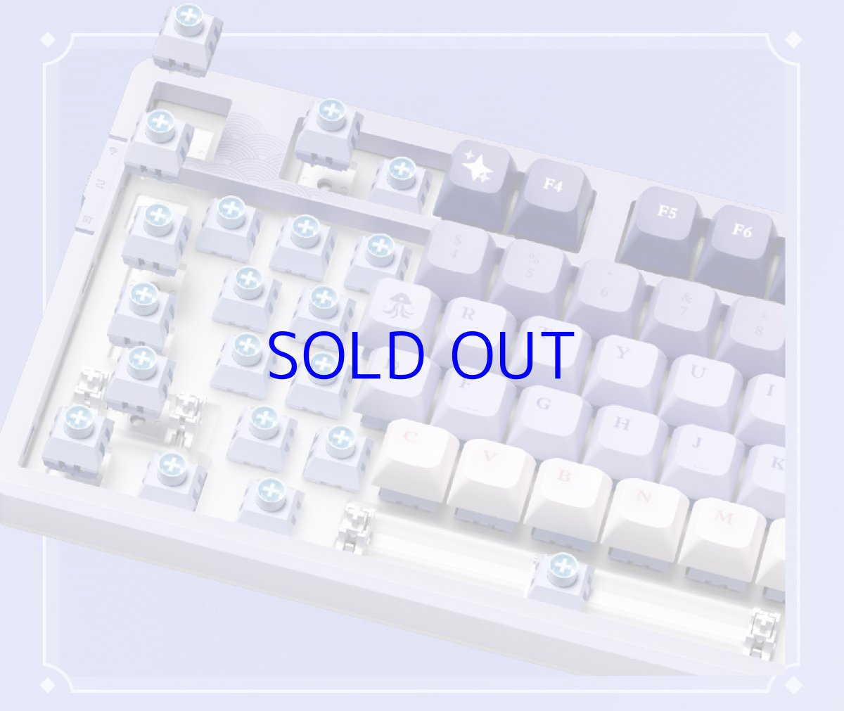 画像9: 原神　珊瑚宮心海・真珠の智　キーメカニカルキーボード【特殊航空便、船便】 (9)