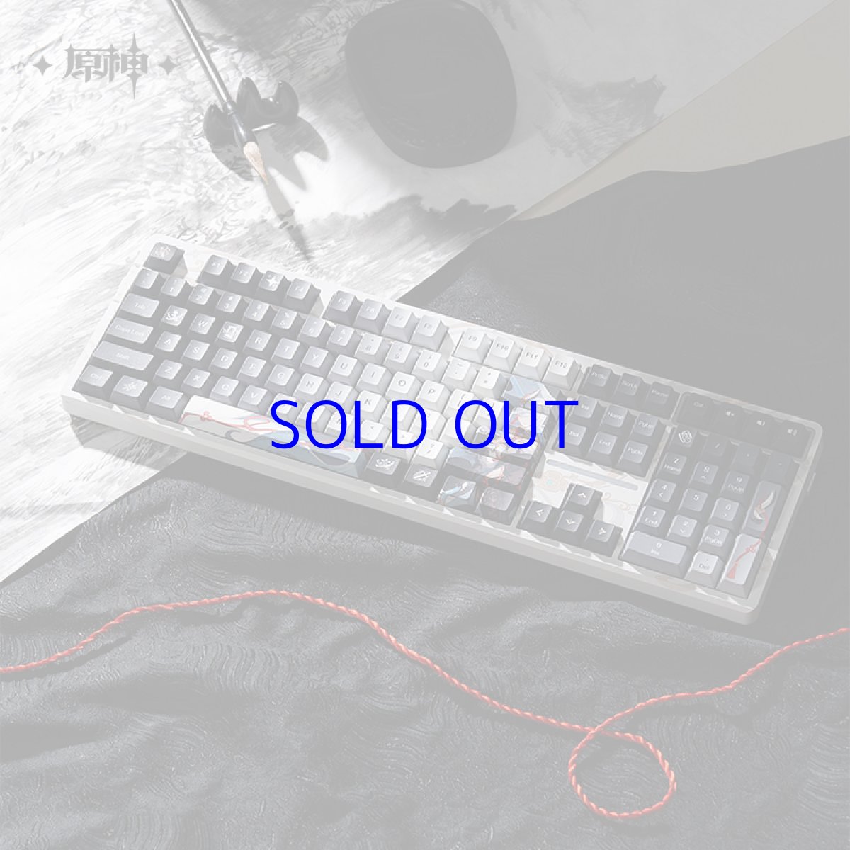 画像2: 原神　申鶴・孤辰悲哀　メカニカルキーボード【特殊航空便、船便】 (2)