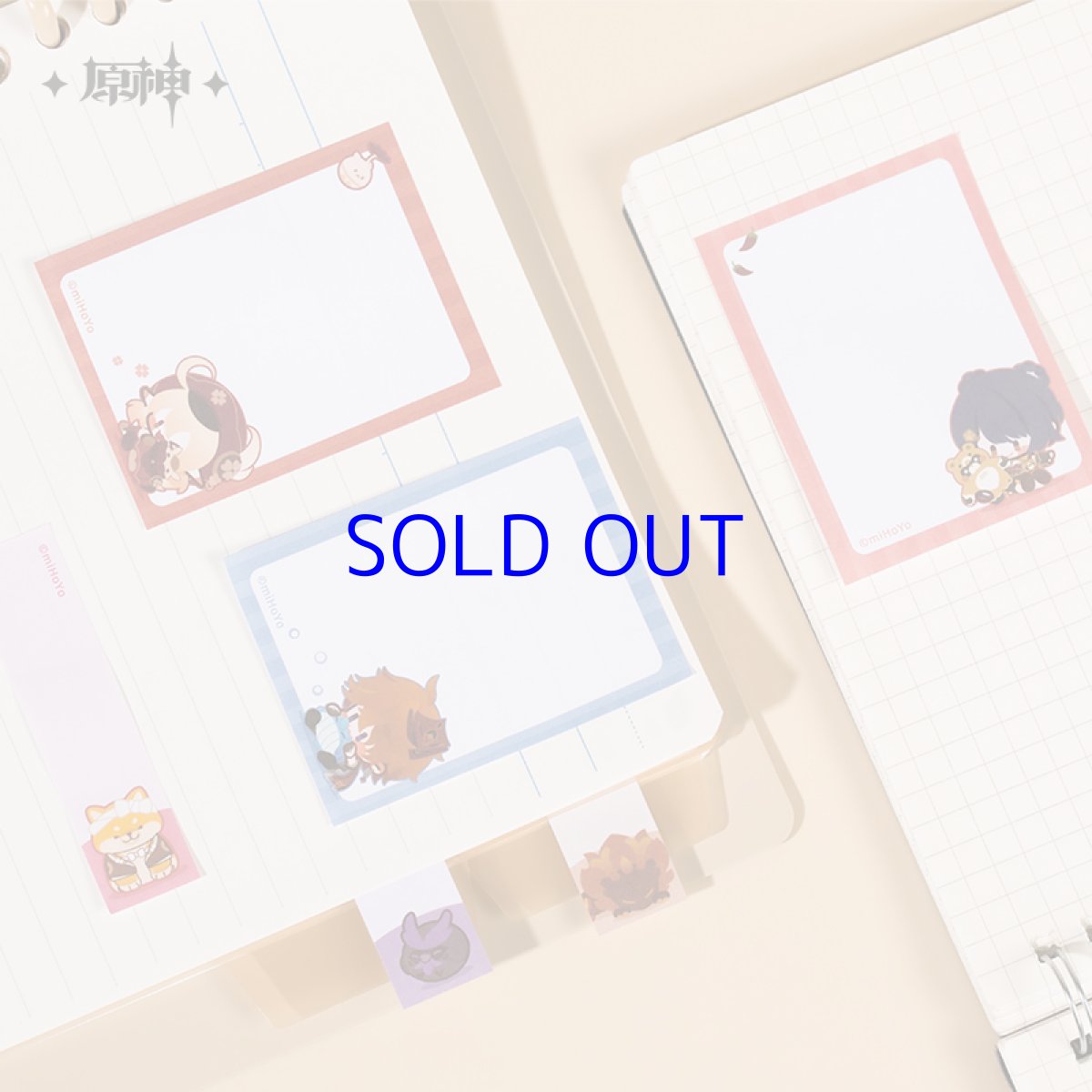 画像3: 【原神 38pt】原神　ちびキャラ付箋セット (3)