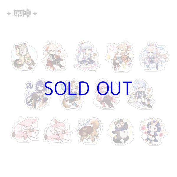 原神 18pt】原神 おでかけ ステッカーパック｜HAKUTEA