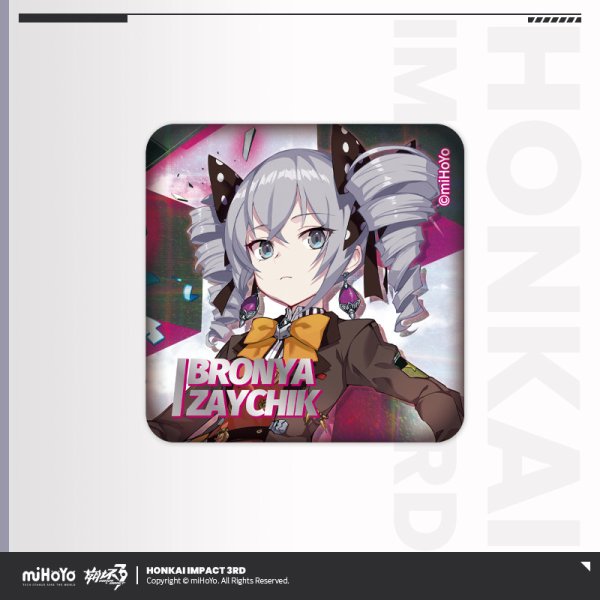 3rd 15pt】崩壊3rd ゲームCG スクエアバッジ - HAKUTEA