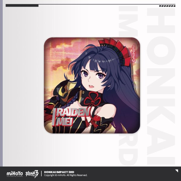 3rd 15pt】崩壊3rd ゲームCG スクエアバッジ - HAKUTEA